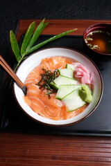 Salmon Donburi