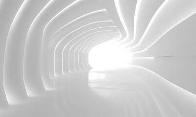 Obraz premium abstract 3d tunnel