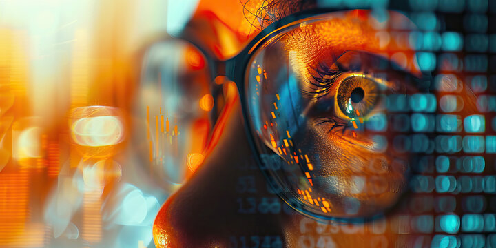 Financial Stability: A calming investment graph, focused on maintaining steady growth and minimizing risk.