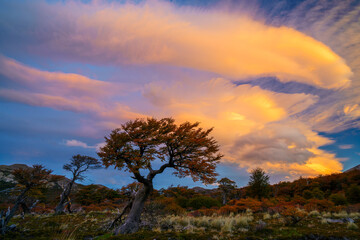 Sunset from Patagonia (Los Glaciares National Park)