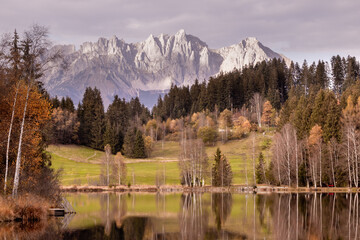 Der Schwarzsee bei Kitzbühel mit 