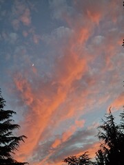 Atardecer en la luna