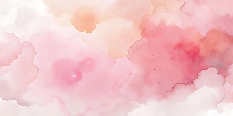 Fototapeta premium Watercolor Pastel Cloud Backgrounds for Desktop Wallpaper