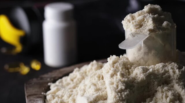 Dry Sports Protein Powder with Measuring Spoon