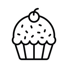 Get your hands on this amazing icon of cupcake, ready to use vector