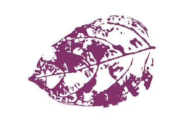 Dark purple watercolor background. Artistic hand paint. Isolated on transparent background.
