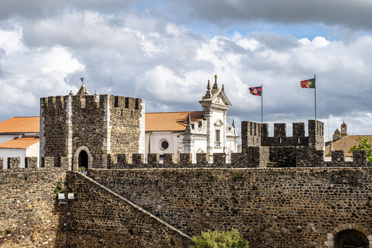 Renaissance Cathedral of St. James the Great at Beja, Portugal.