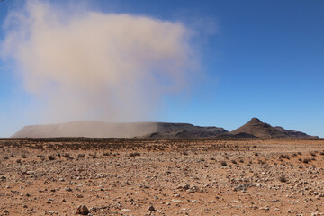 volcanic landscape in island