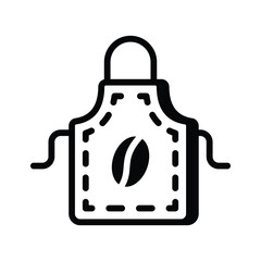Take a look at visually perfect icon of apron, editable vector design