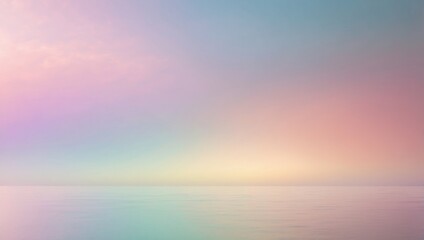 Fototapeta premium Gentle soft pastel gradient backdrop with subtle blurred lighting for a soothing effect.