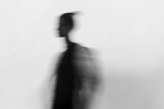 PNG  Abstract silhouette motion blur