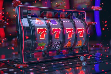 A Casino online concept gambling.