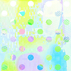 Abstract colorful  background , halftone  dots . Pastel  illustration . trendy peaceful collection .
