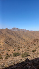 Mountains surrounding the village of Tifghelt, Tafraout