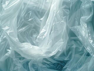 A close-up shot of a plastic bag with details visible