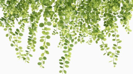 3d illustration of Phyllanthus Cochinchinensis hanging isolated on transparent background