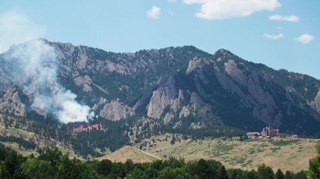 National Center for Atmospheric Research NCAR Fire in Boulder, Colorado Wildfires 2024