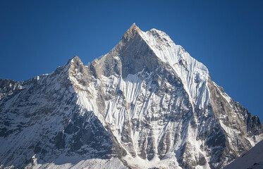 the Machapuchare in nepal