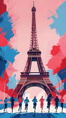 eiffel tower skyline