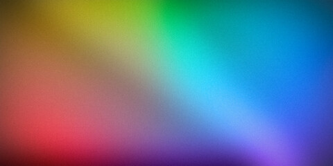 Dynamic gradient background with vivid shades of green, blue, purple, red, and yellow. Ideal for creative projects, modern designs, and digital artwork
