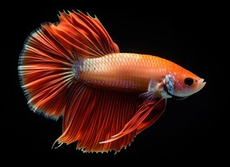 Fototapeta premium Vibrant Siamese Fighting Fish