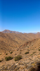 Mountains surrounding the village of Tifghelt, Tafraout