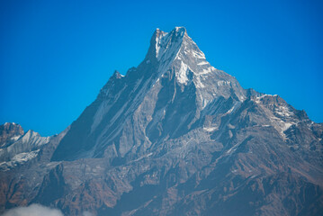 Obraz premium the Machapuchare in nepal