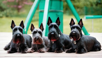 A view of a Scottish Terrier