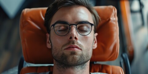 Sleep aid technology in a modern sleep chamber for relaxation and medical purposes.