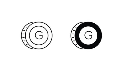 Haiti icon design with white background stock illustration