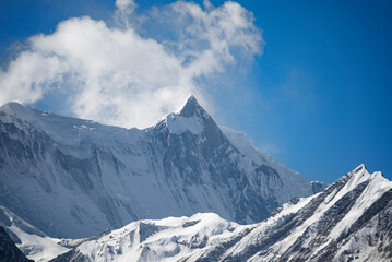 the Annapurna on the trekking trip