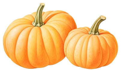 Obraz premium PNG Pumpkins vegetable plant food.