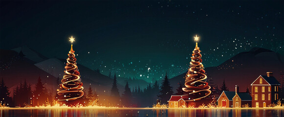 christmas festival background