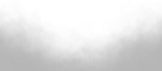 Gordijnen Realistic white smoke isolated on transparent white background © Amona HD