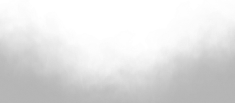 Realistic white smoke isolated on transparent white background