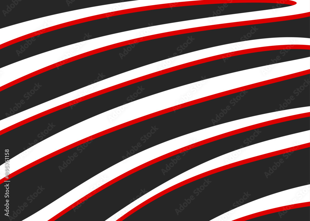 Poster simple background with gradient wavy lines pattern