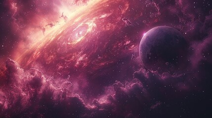 Mysterious Black Light Planet in a Dazzling Galaxy