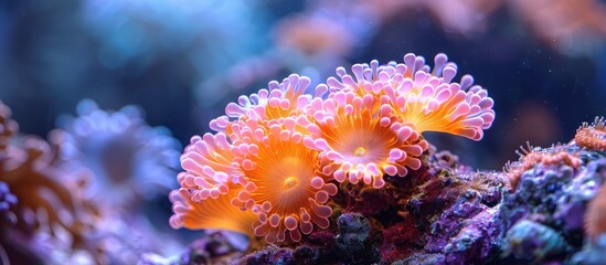 Fototapeta premium Colorful Coral Reef in Underwater World