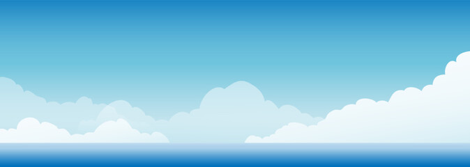 blue sky and clouds background	