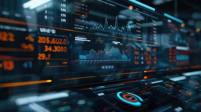 high-tech digital display showing a live, interactive budget matrix where financial variables can be adjusted in real-time, affecting projections and outcomes visually