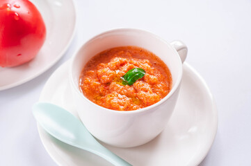 手作りのガスパチョ