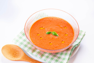 夏野菜のスープ　ガスパチョ