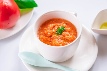 手作りのガスパチョ