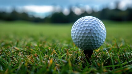 Fototapeta premium Golf Ball on Tee
