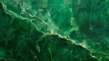 Fototapeta premium A green marble background with cracks.