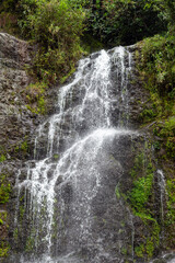 Waterfall called La Escalera. Jardin, Jardín, Antioquia, Colombia.