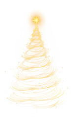 PNG Christmas lighting night tree.