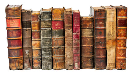 books on a transparent background