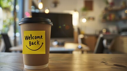 The Coffee Welcome Note