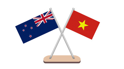 Vietnam New Zealand Flag